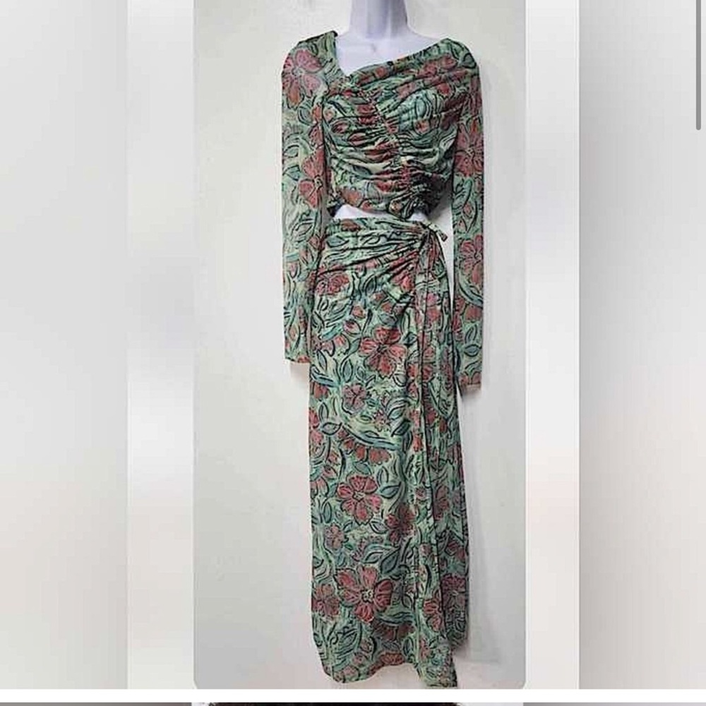 Free People Supernova Wrap Skirt & Top 2 Piece Set Small - Picture 6 of 6